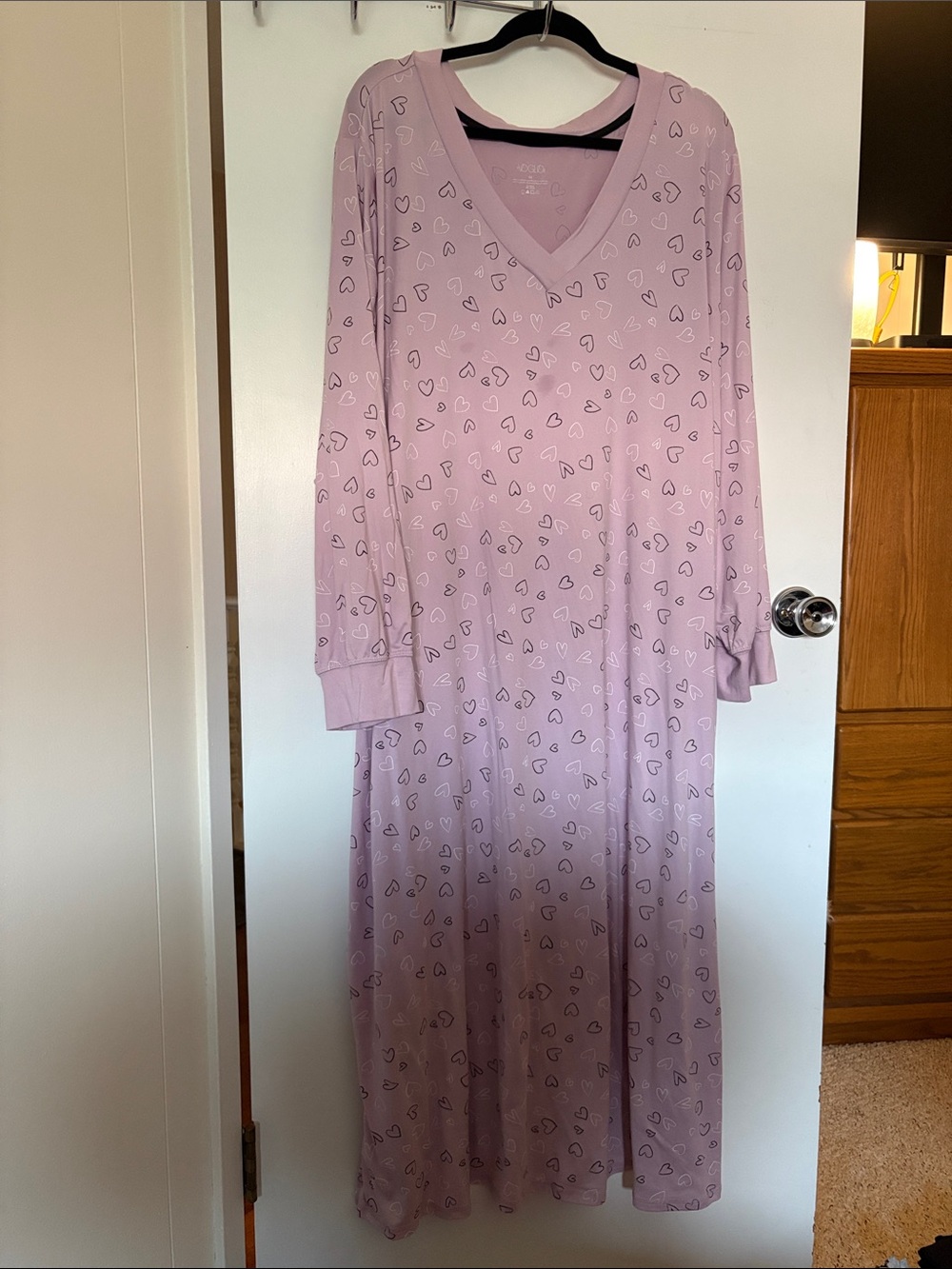 Pennington’s long sleeved nightgown